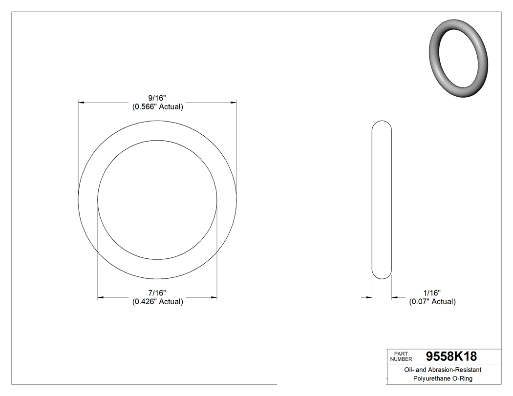Technical drawing - 9558K18